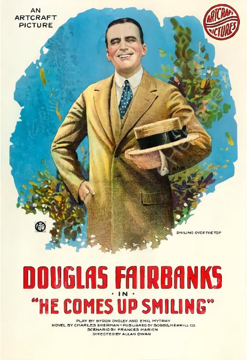 He Comes Up Smiling 1918 official movie poster