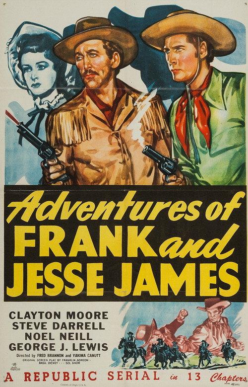 Adventures of Frank and Jesse James 1948 official movie poster
