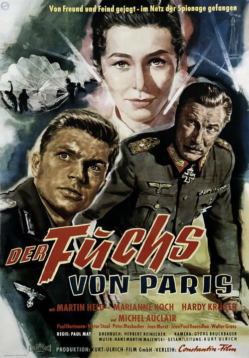 The Fox of Paris 1957 official movie poster