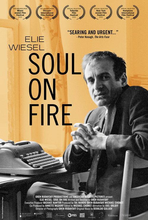 Elie Wiesel: Soul on Fire 2024 official movie poster