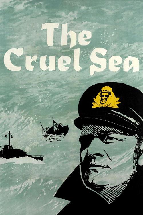 The Cruel Sea 1953 official movie poster