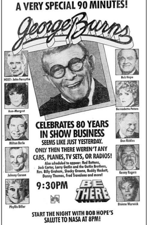 George Burns Celebrates 80 Years in Show Business 1983 official movie poster