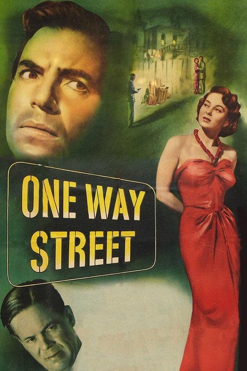 One Way Street 1950 official movie poster