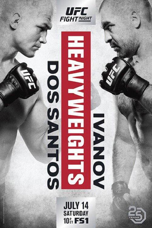 UFC Fight Night 133: dos Santos vs. Ivanov 2018 official movie poster