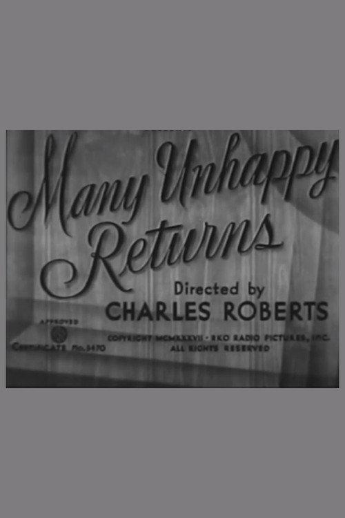Many Unhappy Returns 1937 official movie poster