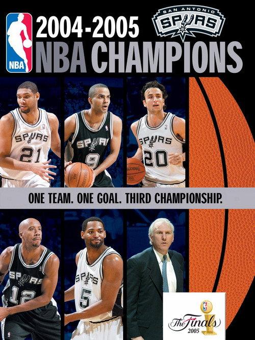 2004-2005 NBA Champions - San Antonio Spurs 2005 official movie poster
