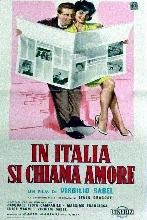 In Italia si chiama amore 1963 official movie poster