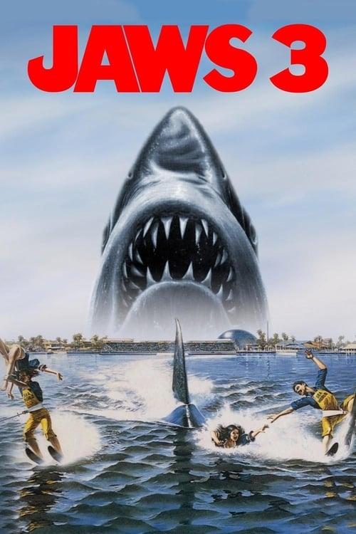 Jaws 3-D 1983 official movie poster