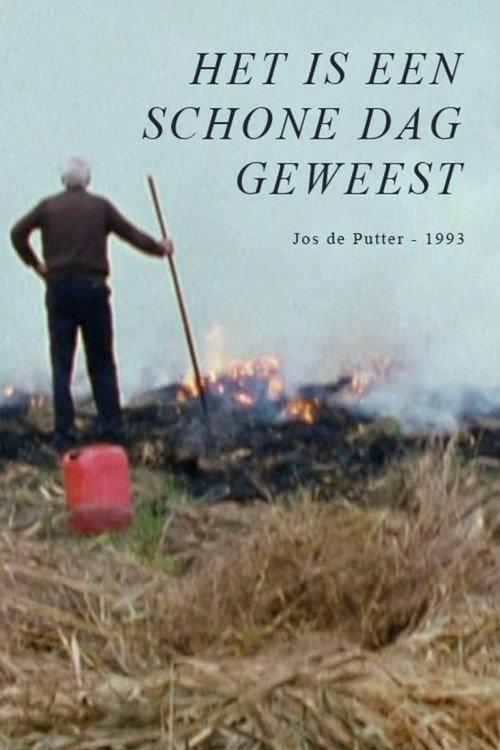 Het is een schone dag geweest 1993 official movie poster