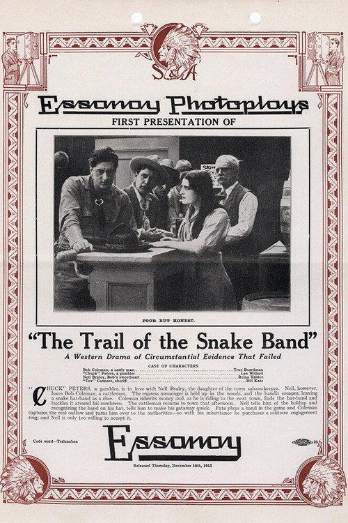 The Trail of the Snake Band 1913 official movie poster