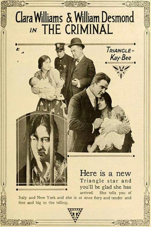 The Criminal 1916 official movie poster