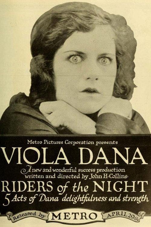 Riders of the Night 1918 official movie poster