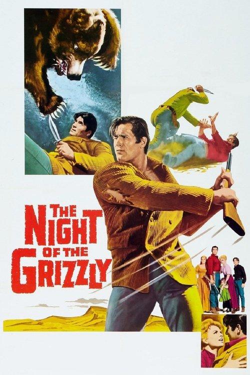 The Night of the Grizzly 1966 official movie poster
