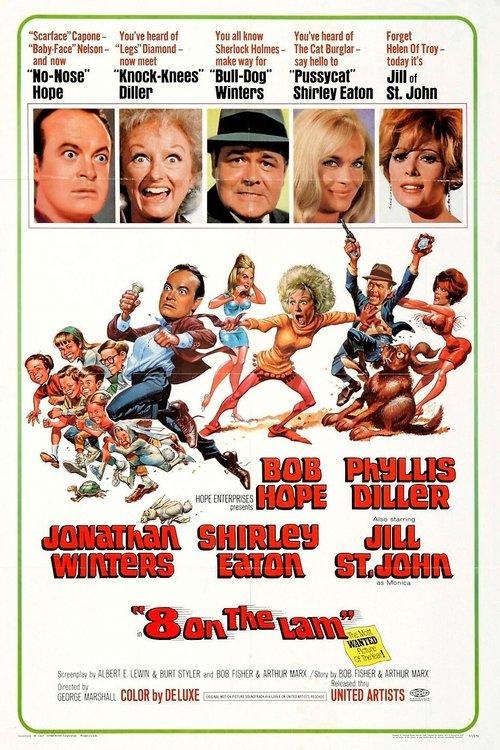 Eight on the Lam 1967 official movie poster