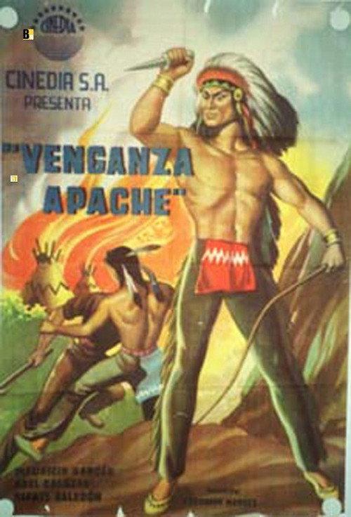 Venganza Apache 1960 official movie poster