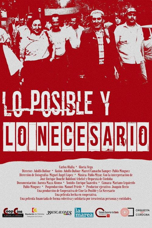 Lo posible y lo necesario 2018 official movie poster