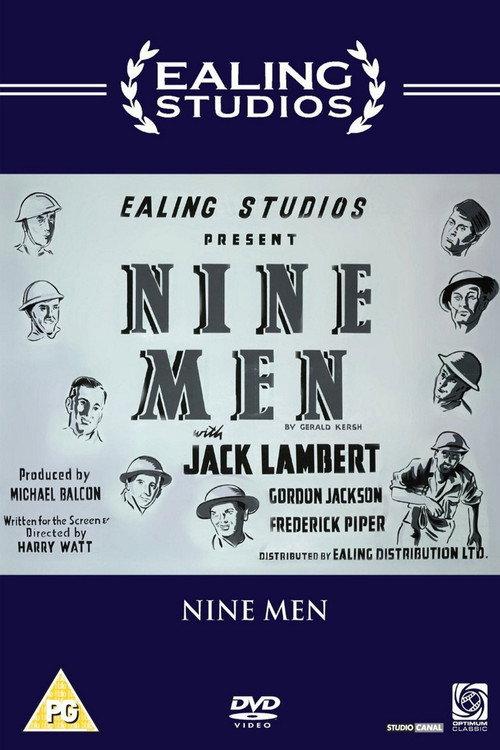 Nine Men 1943 official movie poster