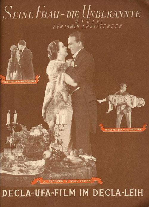 His Wife, the Unknown 1923 official movie poster
