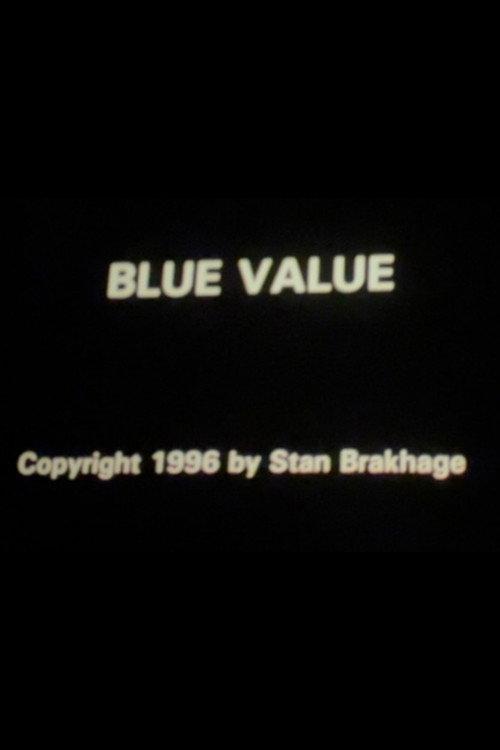 Blue Value 1996 official movie poster