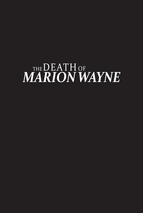The Death of Marion Wayne 2026 official movie poster