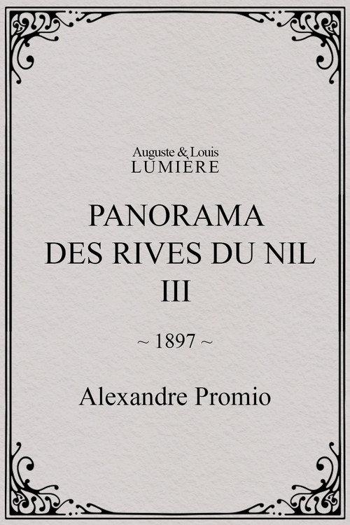 Panorama des rives du Nil, [III] 1897 official movie poster