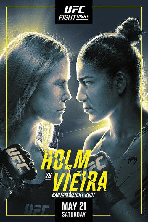 UFC Fight Night 206: Holm vs. Vieira 2022 official movie poster