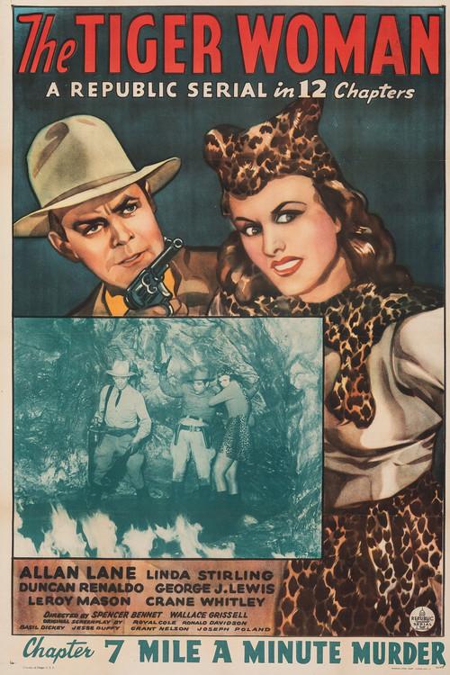 The Tiger Woman 1944 official movie poster