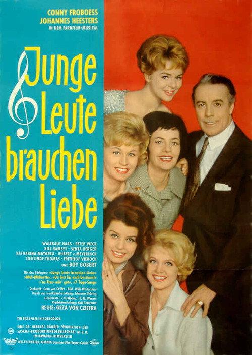 Junge Leute brauchen Liebe 1961 official movie poster