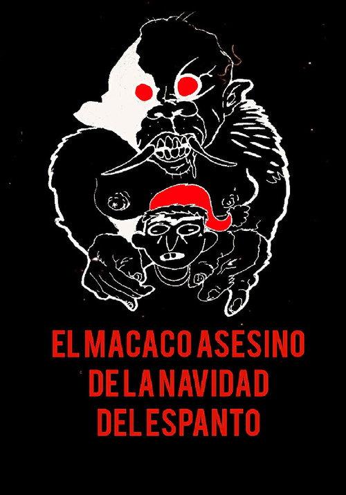 The Creepy Christmas Killer Macaque 2022 official movie poster
