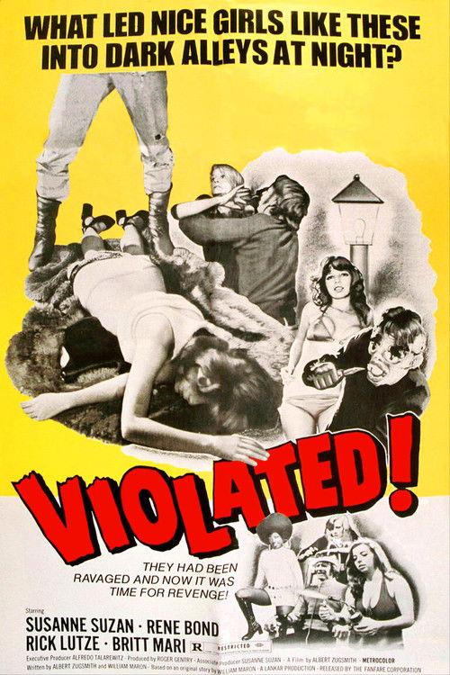 Violated! 1975 official movie poster