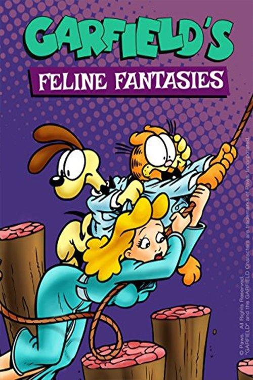 Garfield's Feline Fantasies 1990 official movie poster