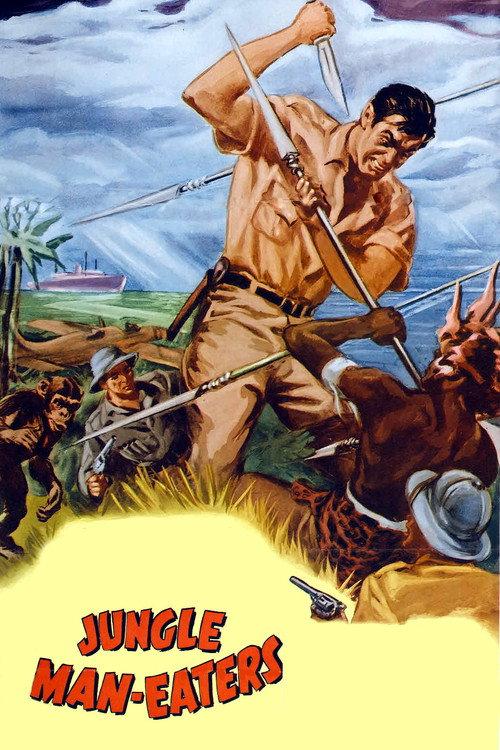 Jungle Man-Eaters 1954 official movie poster