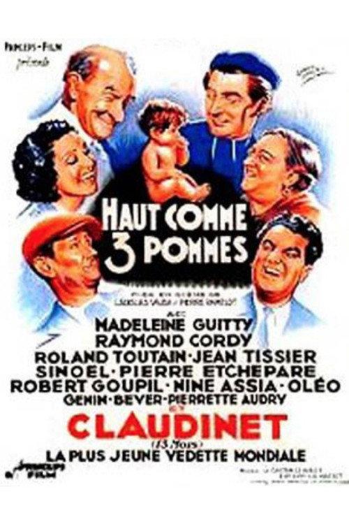 Haut comme trois pommes 1936 official movie poster