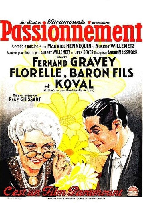 Passionately 1932 official movie poster