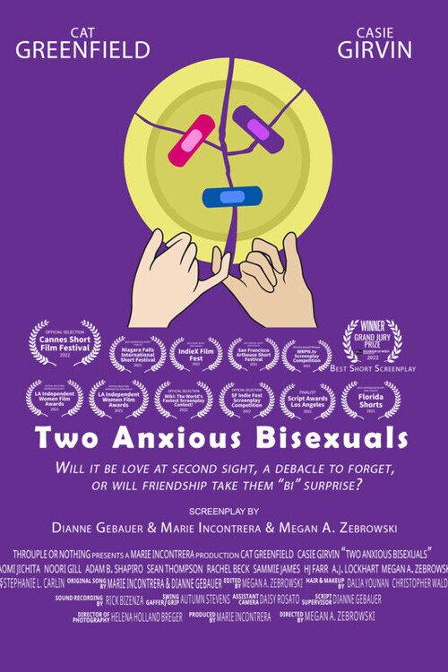 Two Anxious Bisexuals 2022 official movie poster