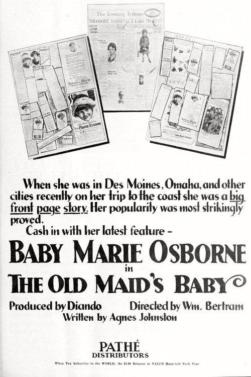 The Old Maid's Baby 1919 official movie poster