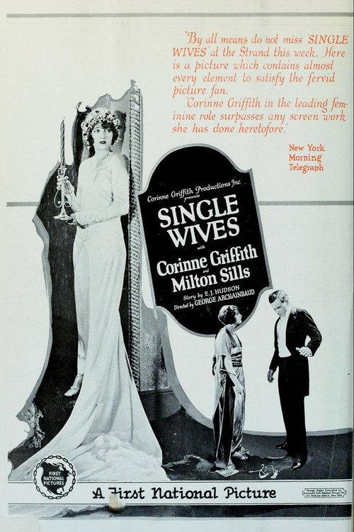 Single Wives 1924 official movie poster