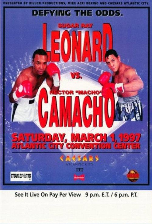 Sugar Ray Leonard vs Hector Camacho 1997 official movie poster
