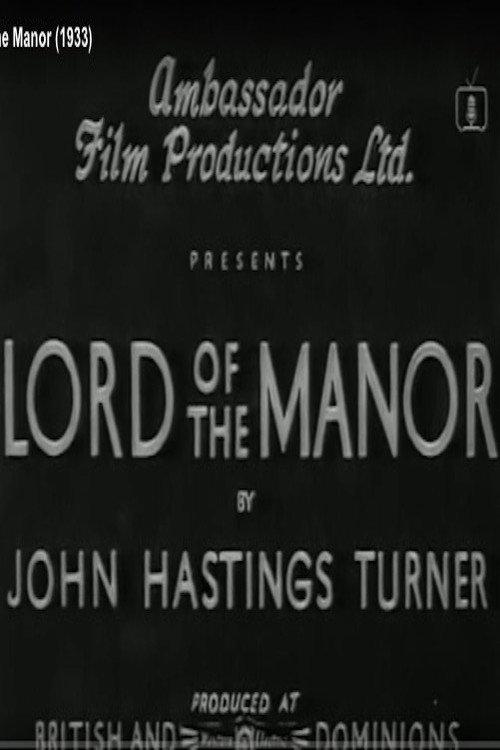 Lord of the Manor 1933 official movie poster