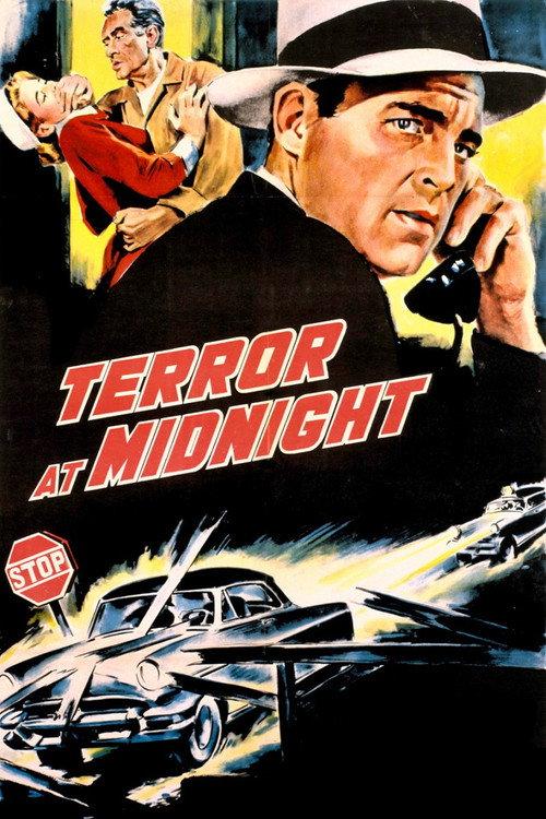 Terror at Midnight 1956 official movie poster