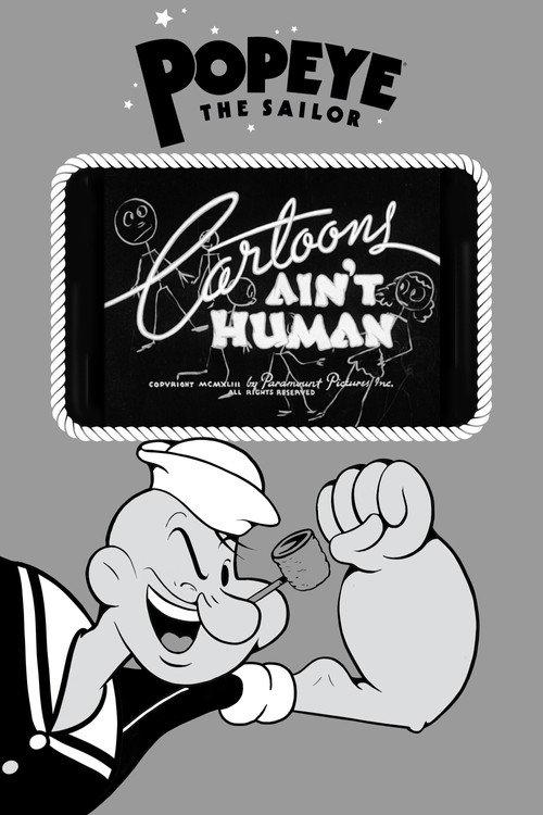 Cartoons Ain't Human 1943 official movie poster