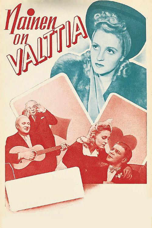 Nainen on valttia 1944 official movie poster