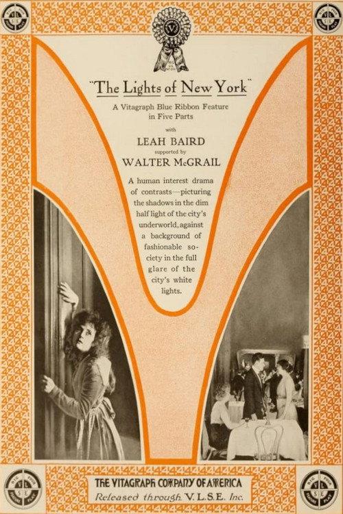 Lights of New York 1916 official movie poster