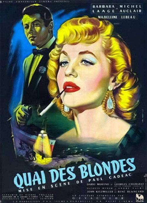 Quai des blondes 1954 official movie poster