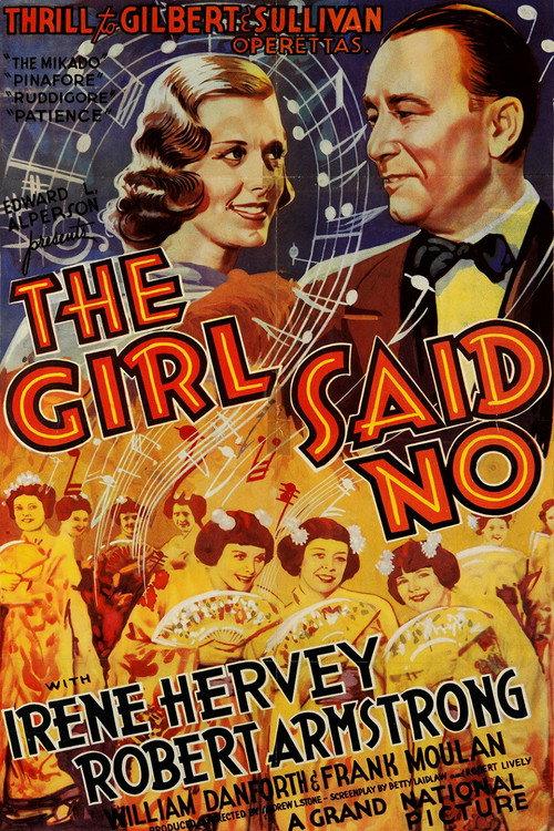 The Girl Said No 1937 official movie poster