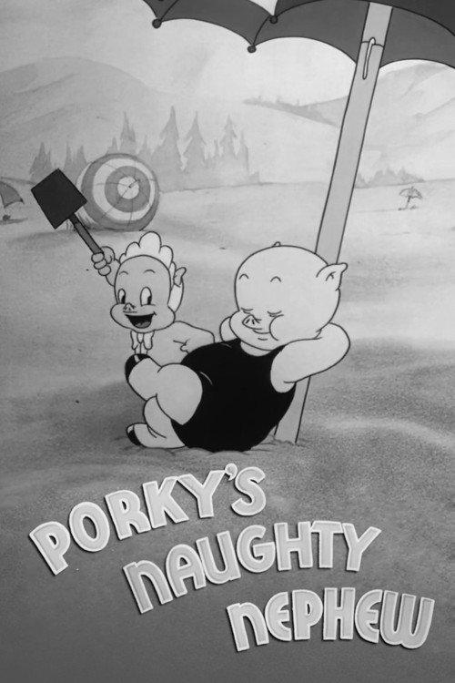 Porky's Naughty Nephew 1938 official movie poster