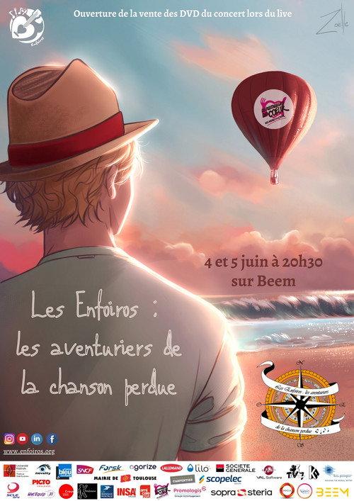 Les Enfoiros : les aventuriers de la chanson perdue 2021 official movie poster