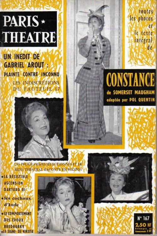 Constance 1969 official movie poster