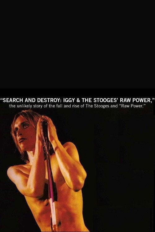 Search and Destroy: Iggy & The Stooges' Raw Power 2010 official movie poster