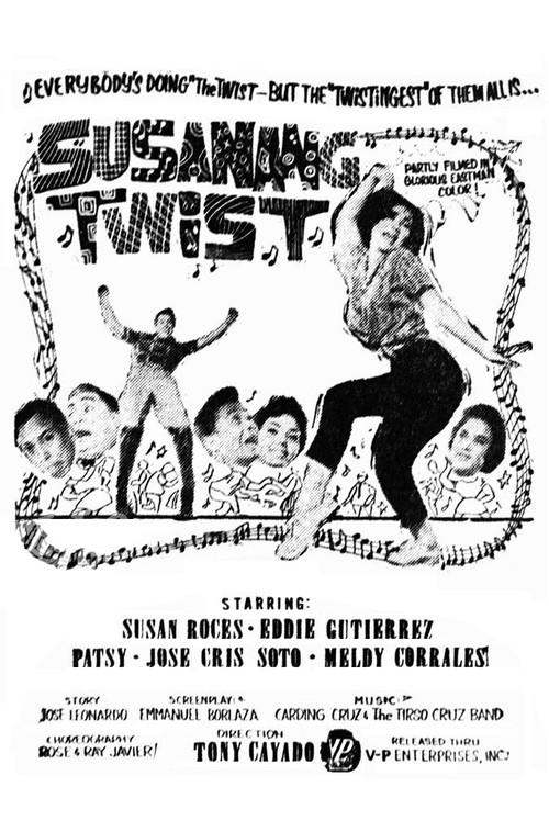 Susanang Twist 1962 official movie poster